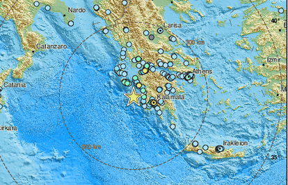 Snažan potres pogodio Grčku: 'Cijela kuća se tresla. Kao da je više potresa, jako je udarilo...'