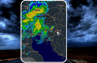Pogledajte oluju koja stiže u Hrvatsku! Udarit će nas jako, temperatura pada drastično!