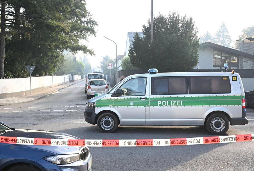 Fire in Munich - large-scale deployment of police and fire department