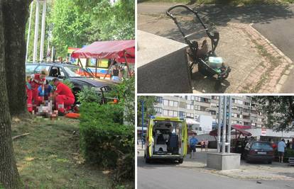 Kombi udario u auto: Naletjeli na majku i tromjesečnu bebu