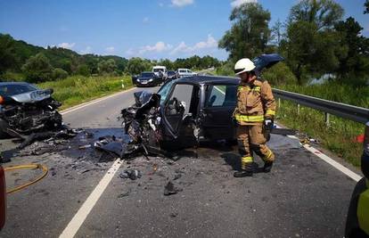 Petero ozlijeđenih u sudaru četiri auta na staroj Zagorskoj