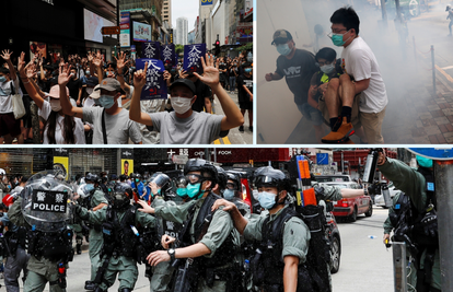 Hong Kong: Policija suzavcem rastjerala tisuće prosvjednika