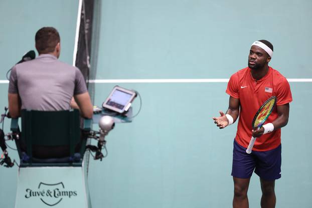 Split: Skupina D Davis Cupa, Nizozemska - SAD, Tallon Griekspoor - Frances Tiafoe