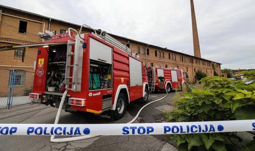 Zagreb: Planuo je krov stare ciglane, vatrogasci na terenu