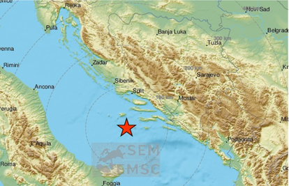 Još jedan potres na Jadranu, ovaj put je epicentar blizu Splita