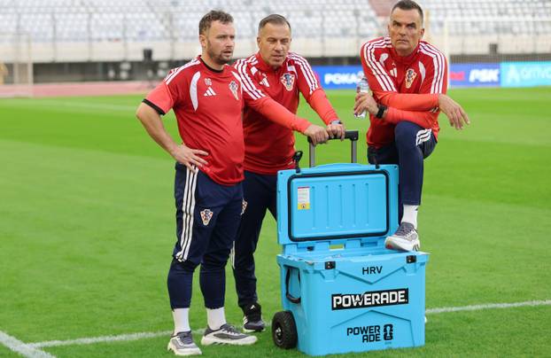 Split: Trening hrvatske nogometne reprezentacije uoči sutrašnje utakmice protiv Španjolske