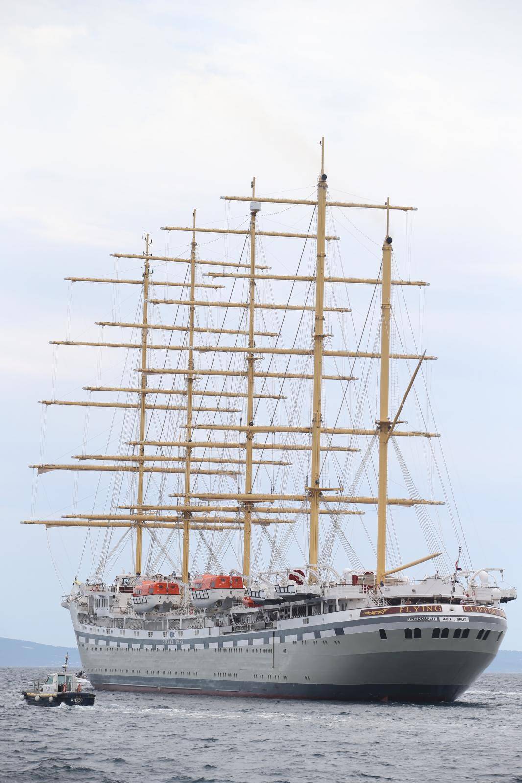 Napravljen u Brodosplitu: Najveći jedrenjak na svijetu u proljeće ide na prvo putovanje