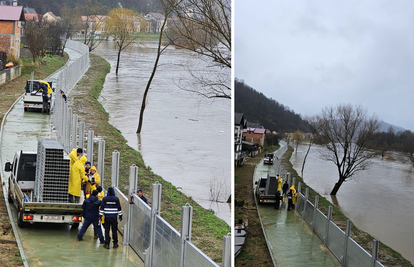 Hrvatska Kostajnica: Vodostaji Une rastu, na snazi izvanredne mjere obrane od poplave