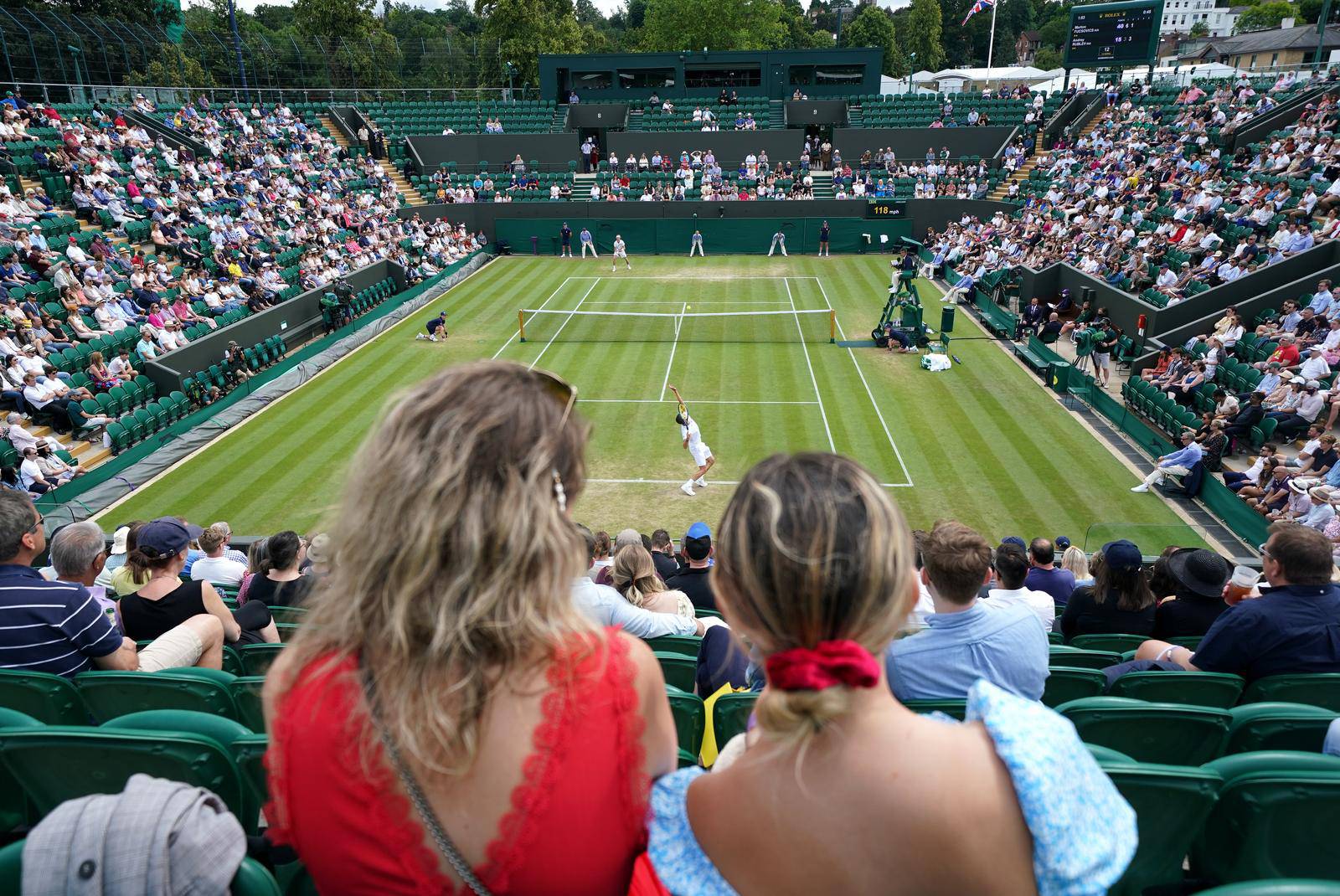 Wimbledon 2021 - Day Seven - The All England Lawn Tennis and Croquet Club