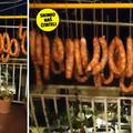 VIDEO Na štriku se suši - kobasica! Bura im je došla kao naručena: Dobiju poseban okus!