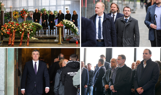 FOTO Posljednji ispraćaj Radovana Dobronića, evo tko mu je sve došao odati počast