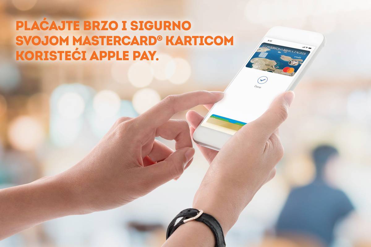 PBZ korisnicima MasterCarda donosi novu uslugu Apple Pay
