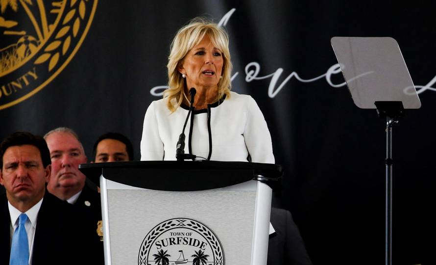 Remembrance event to mark the first anniversary of the collapse of Champlain Towers South condo, in Surfside