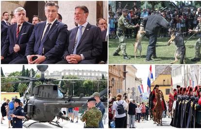 Plenković i Jandroković čestitali Dan državnosti. Policija i vojska građanima pokazuju vježbe