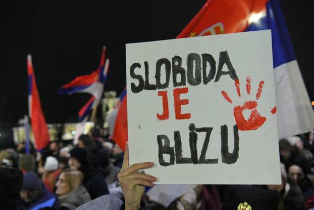 Kragujevac: Studenti su održali veliki skup "Sretnimo se na Sretenje"