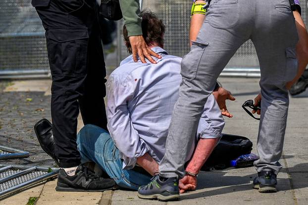 Shooting incident of Slovak PM Robert Fico after Slovak government meeting in Handlova