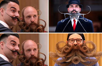 Od kovrča do 'grive': Izbor za najluđe brkove i bradu u Belgiji