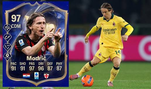 &Ccaron;udesni Modri&cacute;! Dobiva najja&ccaron;u karticu na igrici, a jo&scaron; su dvojica Hrvata u mom&ccaron;adima sezone