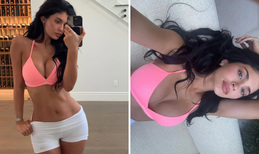 Vruće izdanje Kylie: Ružičasti grudnjak i dekolte na izvol'te!