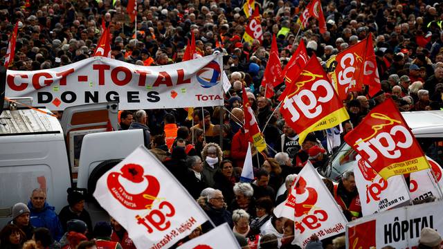 Sixth national day of protest in France against the pension reform