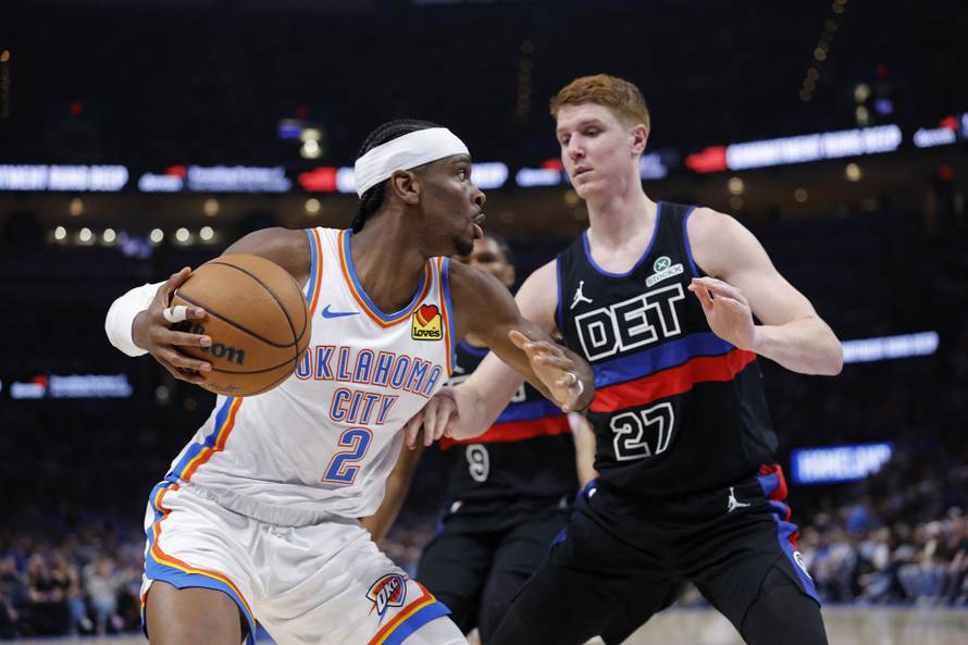 NBA: Detroit Pistons at Oklahoma City Thunder