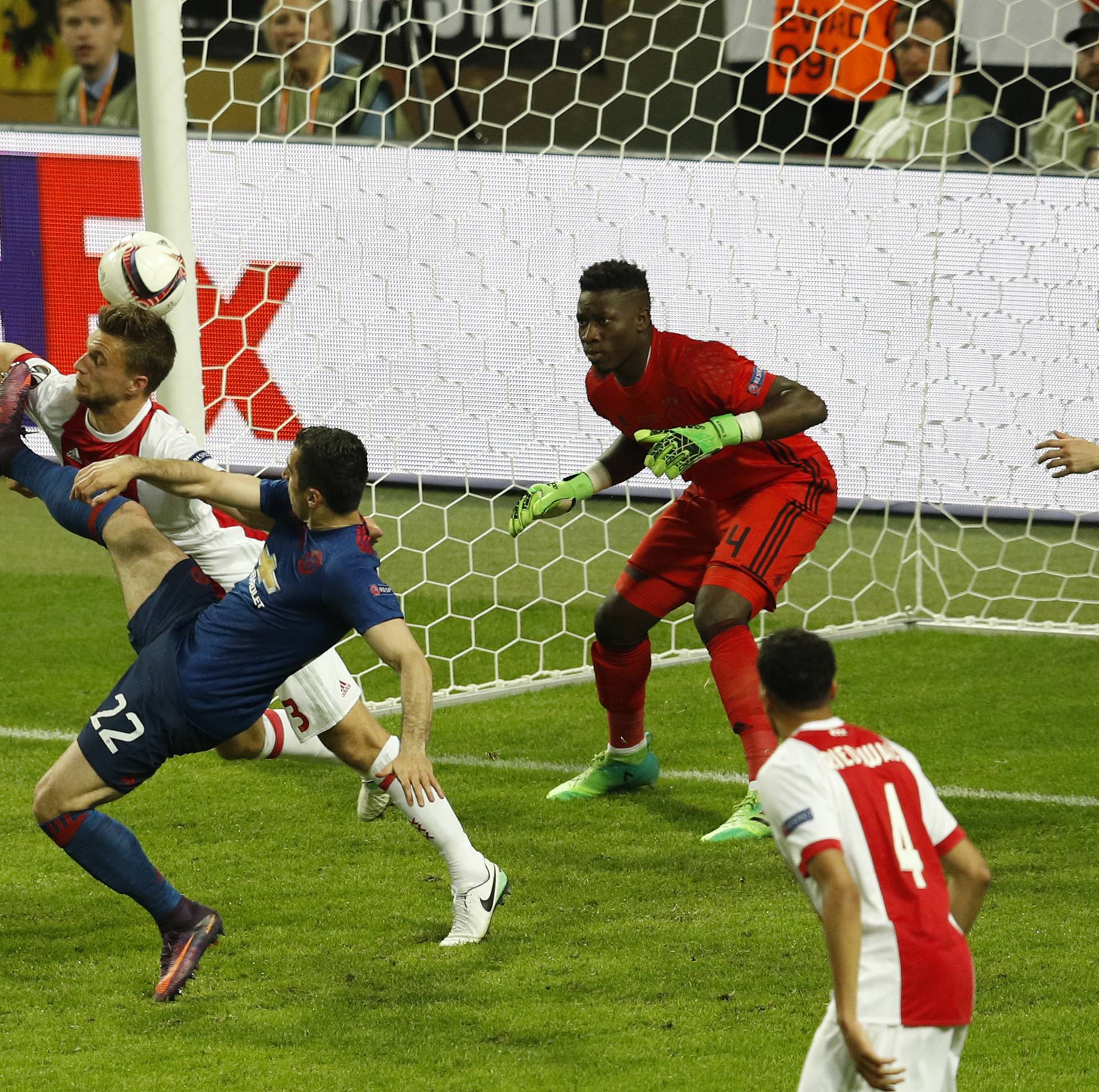 Manchester United's Henrikh Mkhitaryan scores their second goal