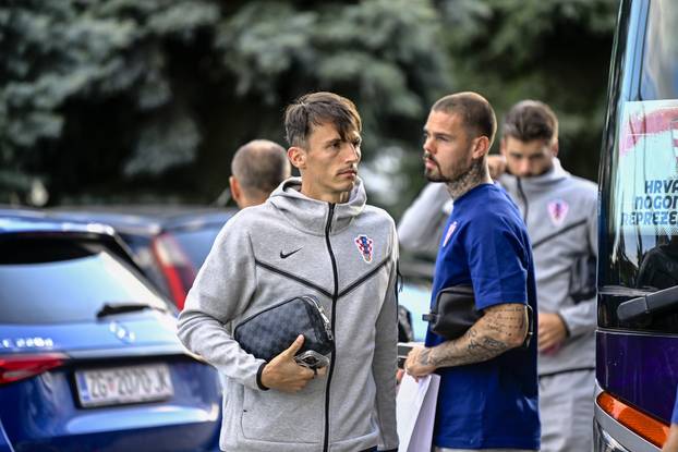 Zagreb: Hrvatski reprezentativci dolaze na trening