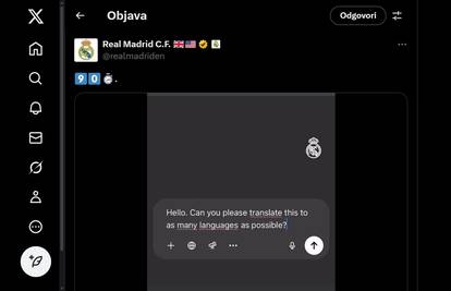 Real porukom na hrvatskom nabrijava navijače na preokret