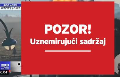 VIDEO Uznemirujuće: Avion se u Koreji zabio u zid i eksplodirao. Najmanje 120 ljudi poginulo