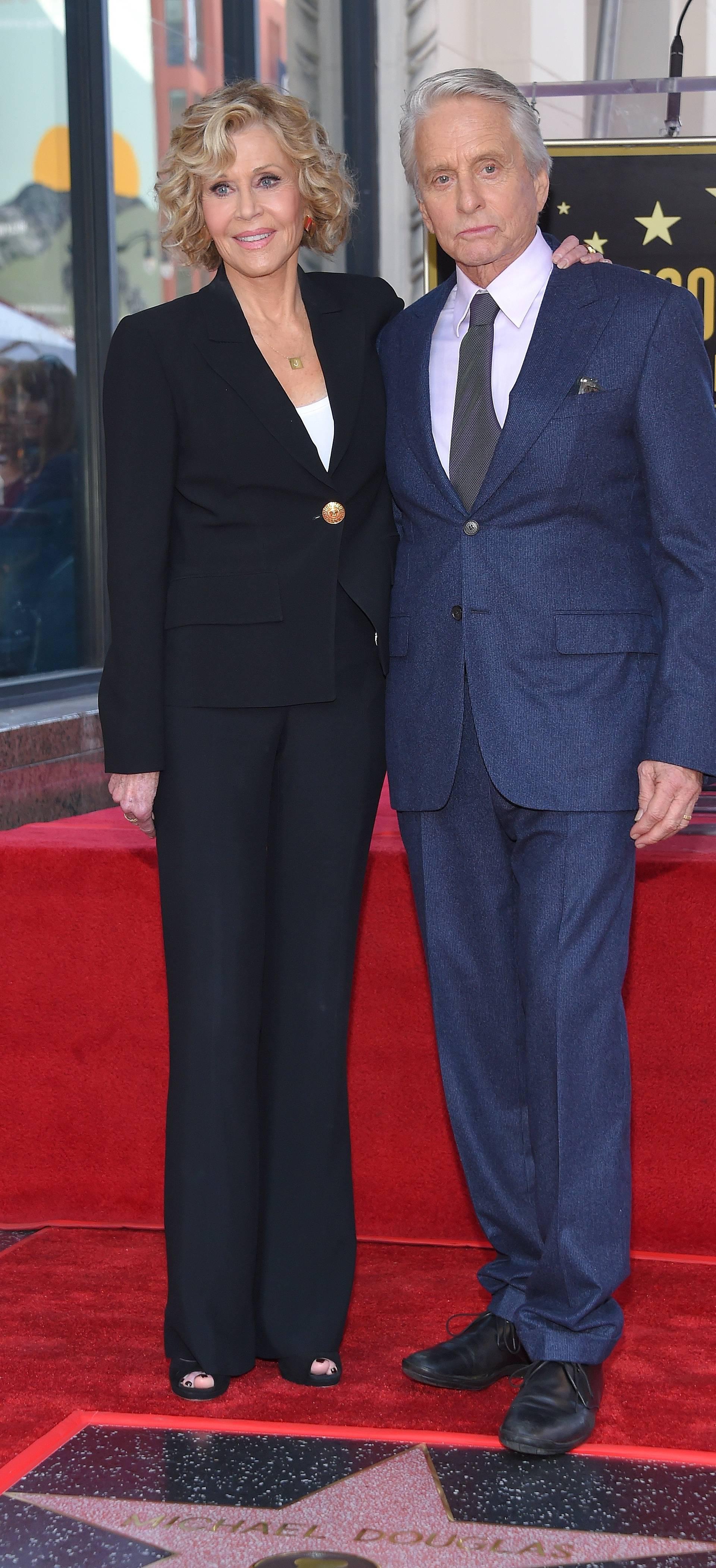 Michael Douglas Hollywood Walk of Fame Ceremony - Los Angeles