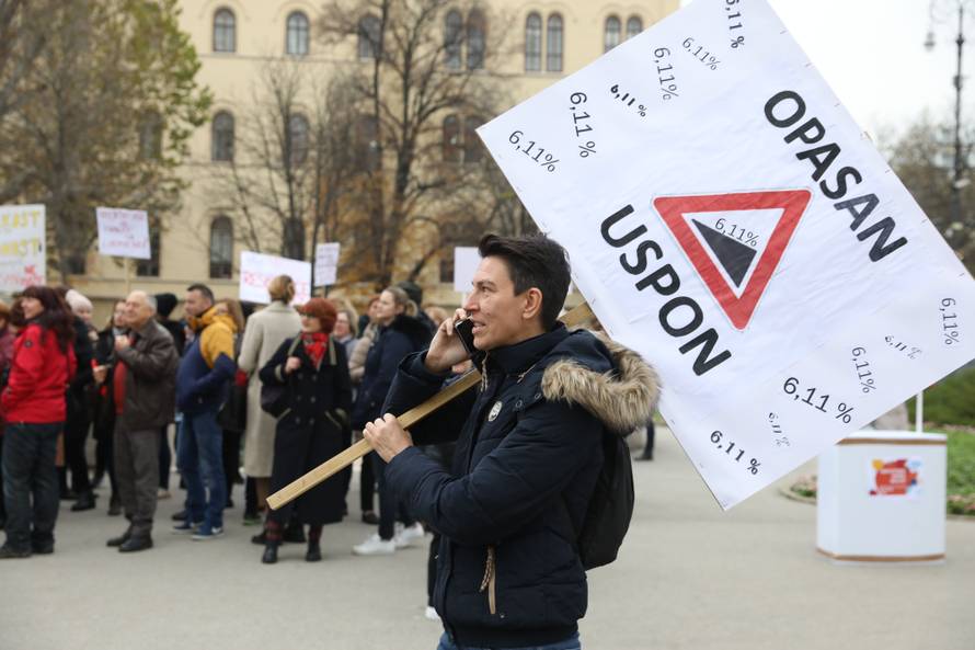 Zagreb: Okupljanje za veliki prosvjed Hrvatska mora bolje