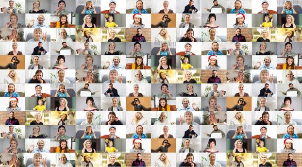Many,Smiling,Multiethnic,People,Faces,Headshots,Collage,Mosaic.,Lot,Of