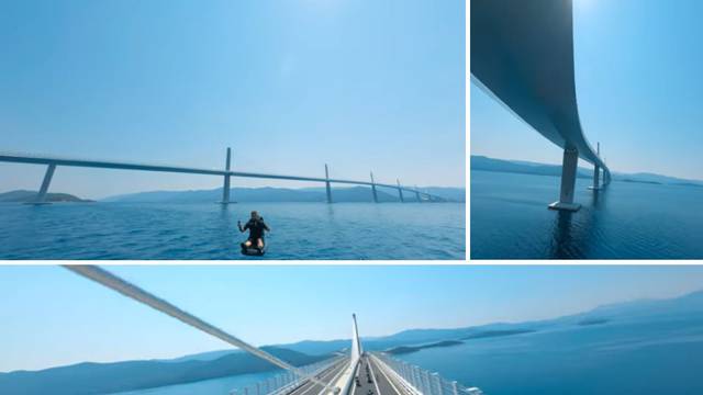 Pelješki most kakvog još niste vidjeli: Spektakularna snimka!