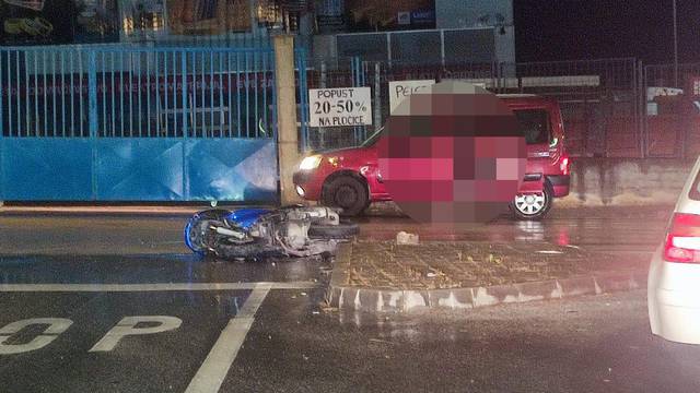 Nesreća u Trogiru: Sudarili se auto i motocikl, pozvana Hitna