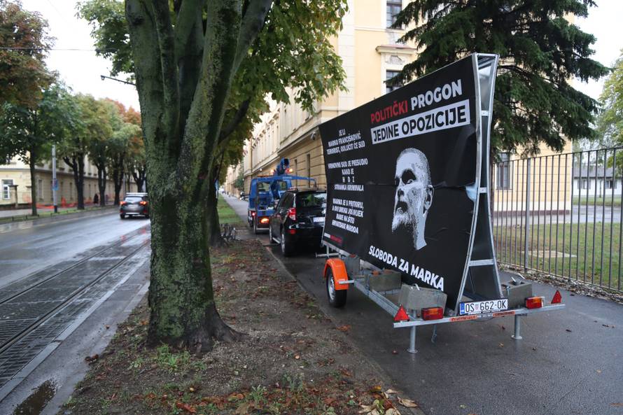 Zagreb: Uoči početka optužnog  vijeća za Marka Franciškovića, okupili su se njegovi istomišljenici  