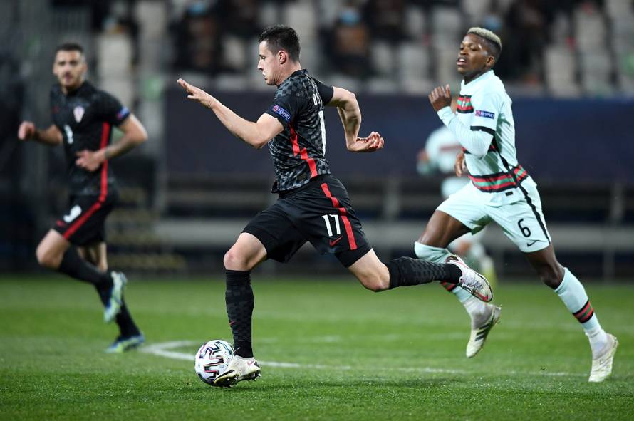 Koper: Susret Portugala i Hrvatske na Europskom U21 prvenstvu