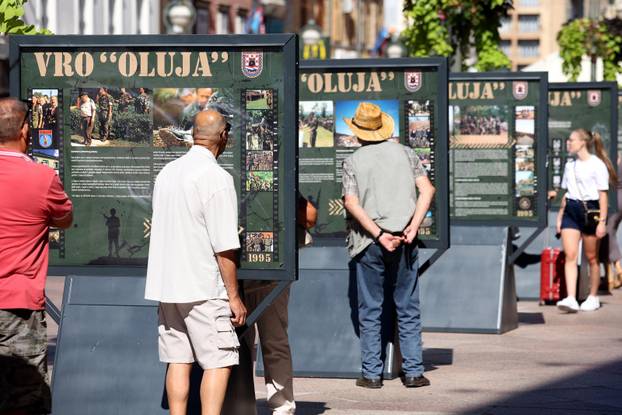 Rijeka: Na Korzu postavljena izložba povodom obljetnice Oluje