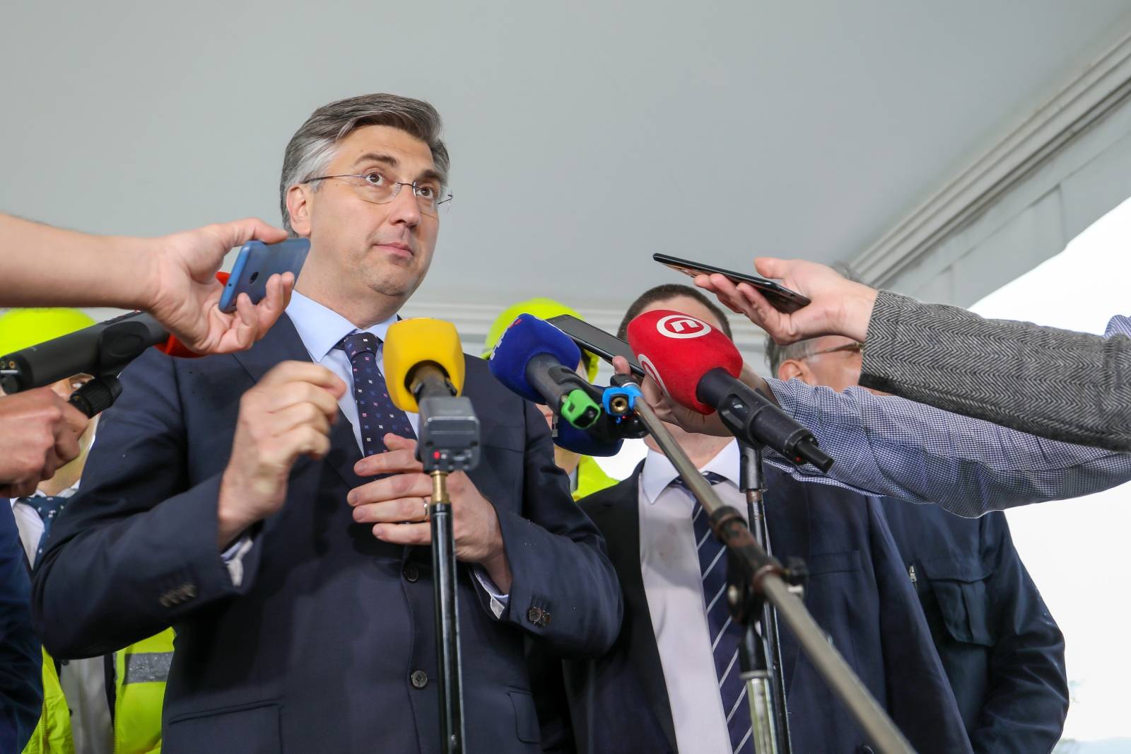 Pazin: Andrej Plenković obišao gradilište istarskog ipsilona