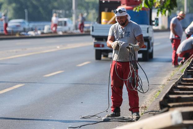 Zagreb: Obnovljeni istočni kolnik Jadranskog mosta otvoren je za promet