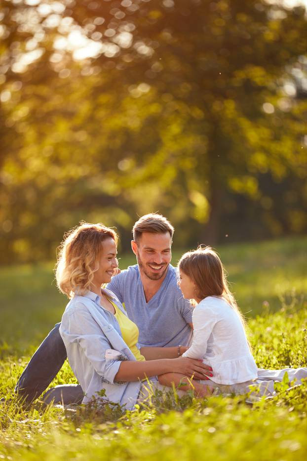 Family,In,Green,Nature,Together