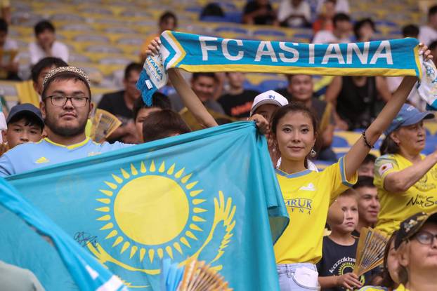 Navijači na uzvratnoj utakmici Astane i Dinama u 2. pretkolu Lige prvaka