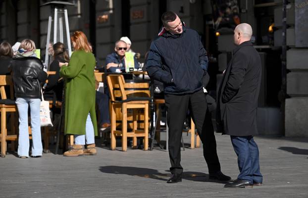 EKSKLUZIVNO Zagreb: Josip Dabro i Ivan Penava razgovarali su u centru grada 
