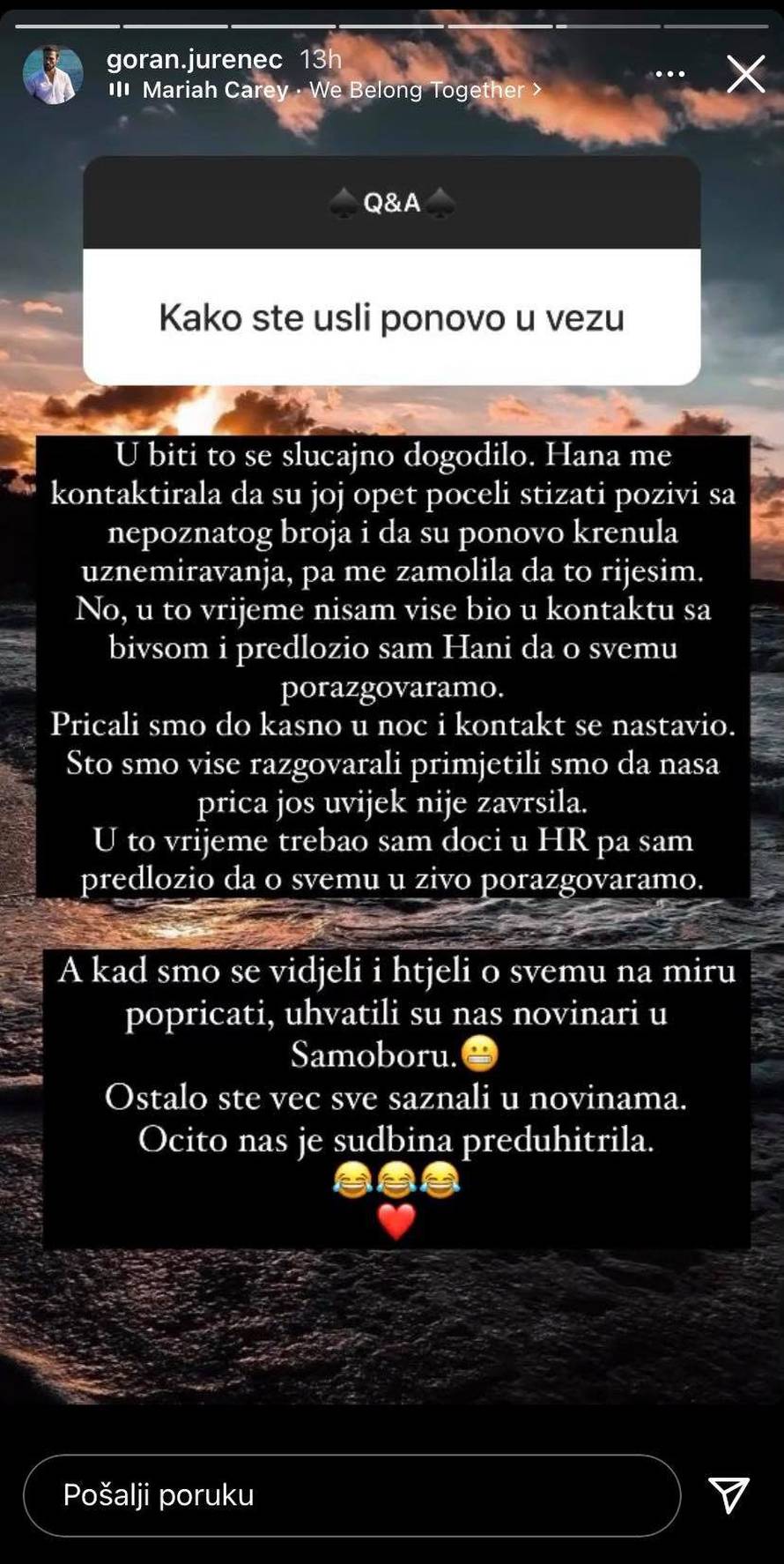 Goran i Hana prijavili njegovu bivšu policiji: 'Ogrebala nam je auto, uhodi nas i prijeti. Teror!'