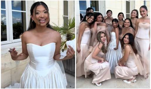 Mladenka sama šivala 11 haljina za djeveruše i svoju vjenčanicu: 'U mjesec dana? Pa ti si luda!'