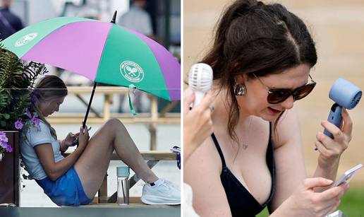 FOTO Tope se na Wimbledonu