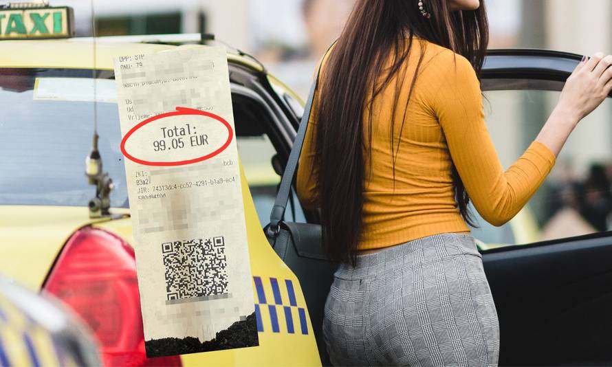 Zagrepčanka: Taksist mi je htio naplatiti 99 €! Evo računa! Nije dobio, probudila sam i susjede