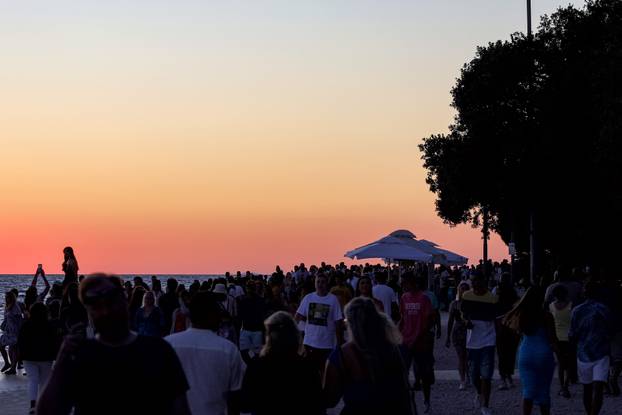 Zadar: Smiraj dana i zalazak sunca