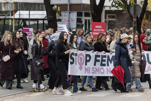 Zbog femicida u Mostaru održana je prosvjedna šetnja 