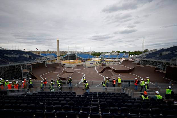 FILE PHOTO: Venue unveiling for Skateboarding, Breaking, 3x3 Basketball and BMX Freestyle