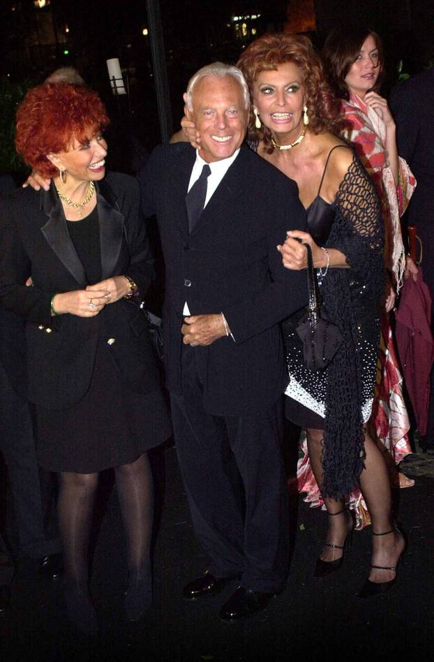 FILE PHOTO: Giorgio Armani exhibition, Rome, Italy